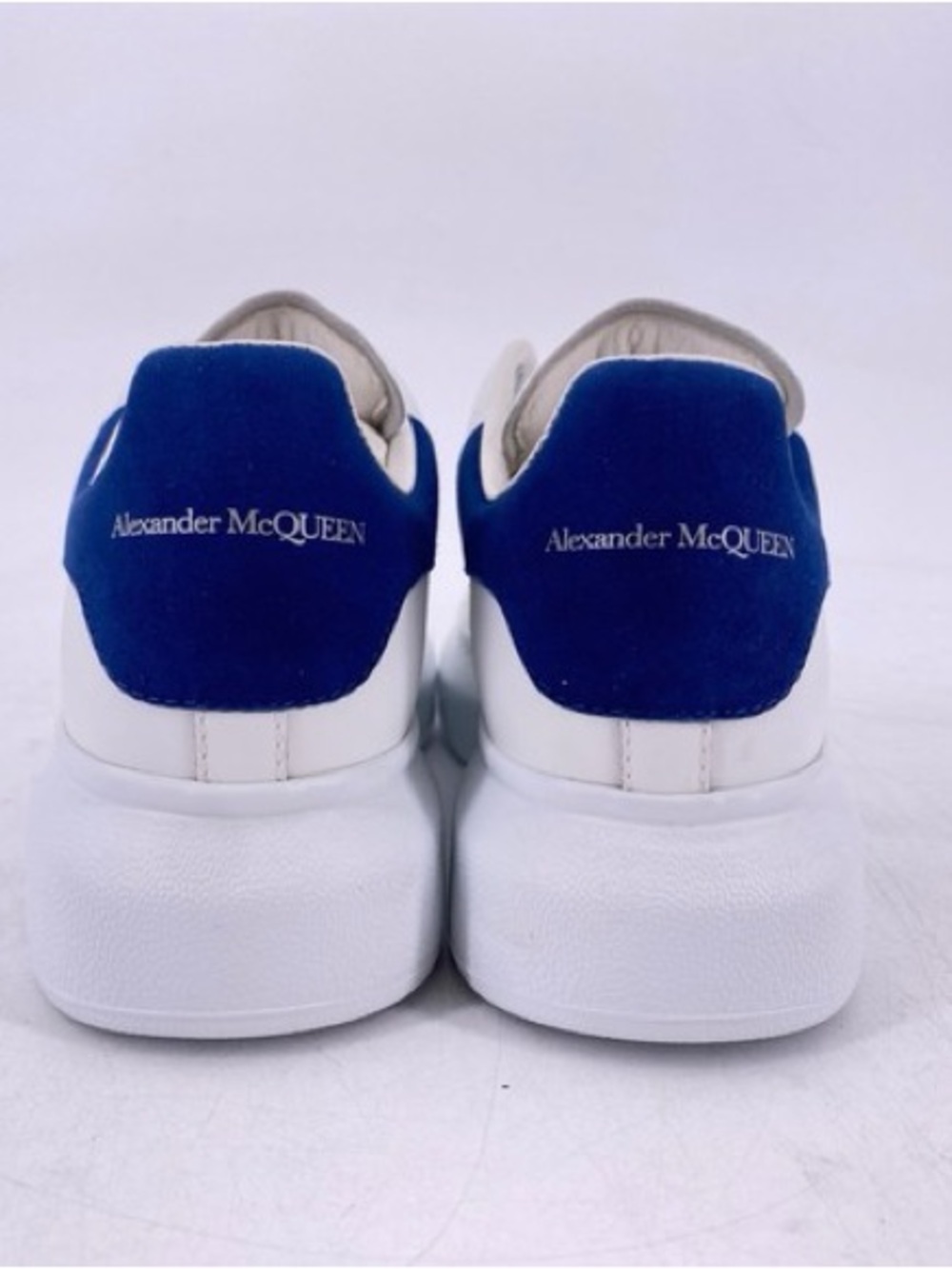 Alexander McQUEEN Oversize White and Blue Sneakers size 8